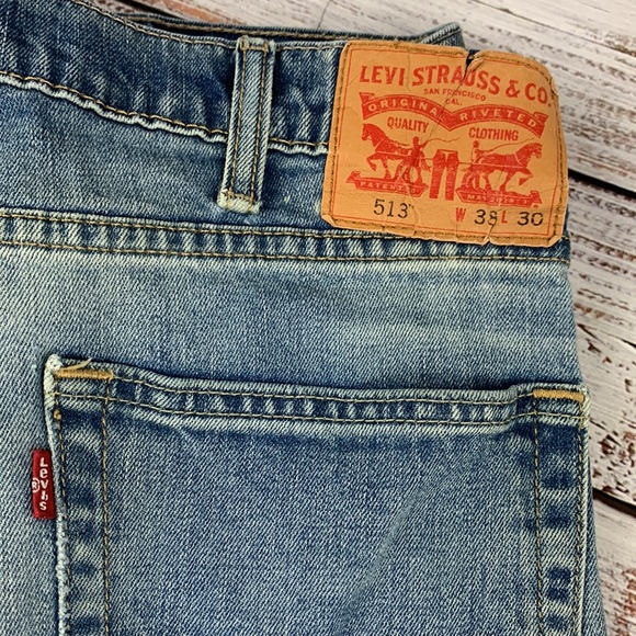 Levi's Other - Levi’s straight leg 513 blue jeans sz 38 x 30